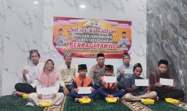 Kapolsek-Krembung-Gelar-Safari-Ramadhan,-Pererat-Silaturahmi-dengan-Masyarakat